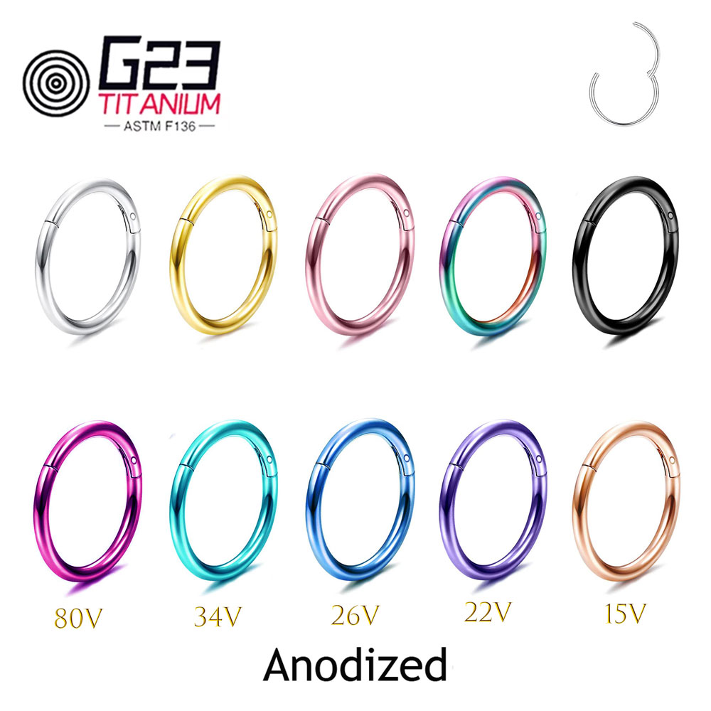 Body Jewelry Implant Grade - Atacado g23 titânio nariz piercing f136
