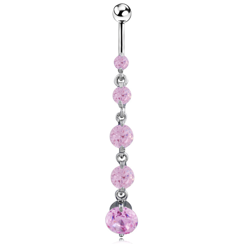 Body Jewelry Brands - 2023 Marca Longa Rhinestone Piercing Umbigo