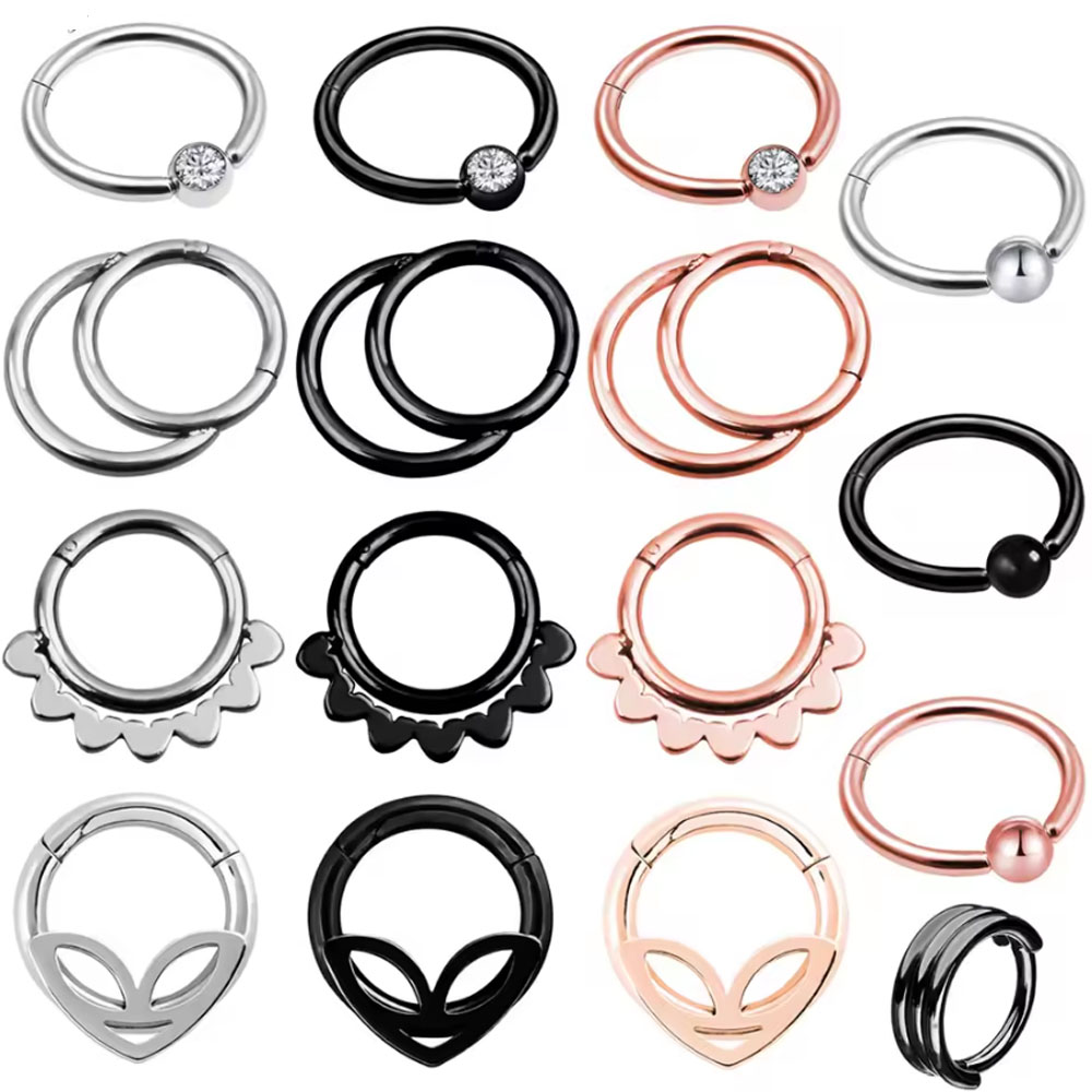 1 peça de piercing de nariz es - Body Jewelry Cartilage Earrings avaliação e preço