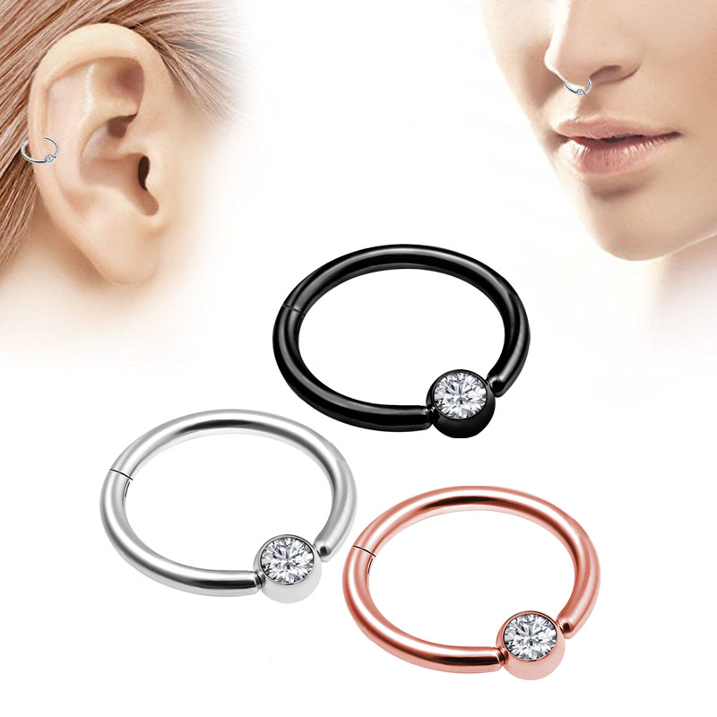 1 peça de piercing de nariz es - Body Jewelry Cartilage Earrings avaliação e preço