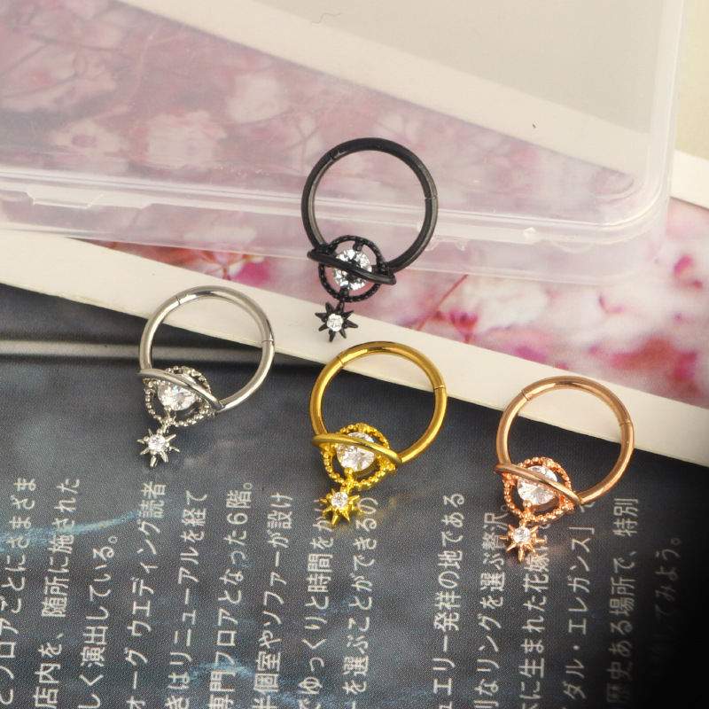 Piercings de Septo e Hélice em - Body Jewelry Cartilage Earrings avaliação e preço