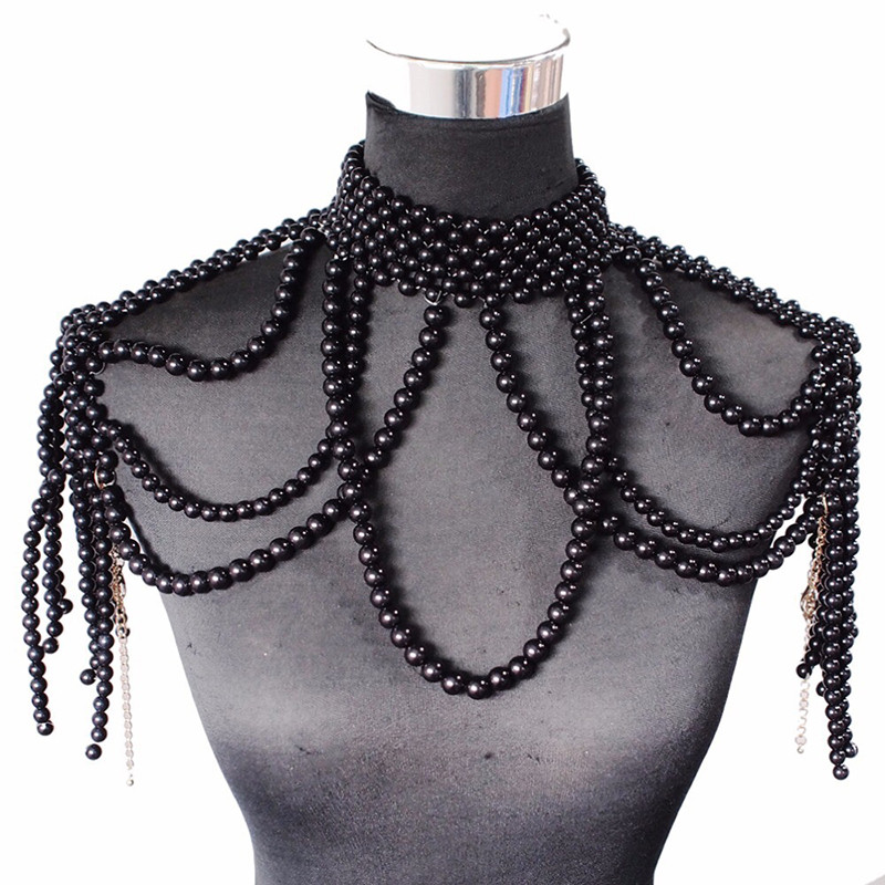 Moda pérola ombro corrente jói - Body Jewelry Brands avaliação e preço