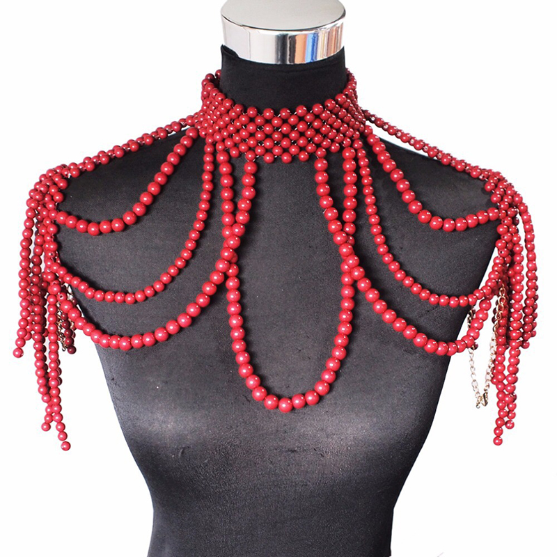 Moda pérola ombro corrente jói - Body Jewelry Brands avaliação e preço