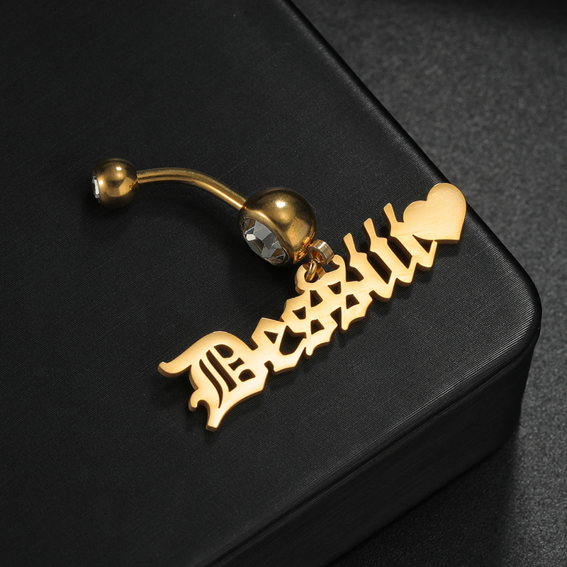 Letdiffery anéis de umbigo com - Body Jewelry Names avaliação e preço