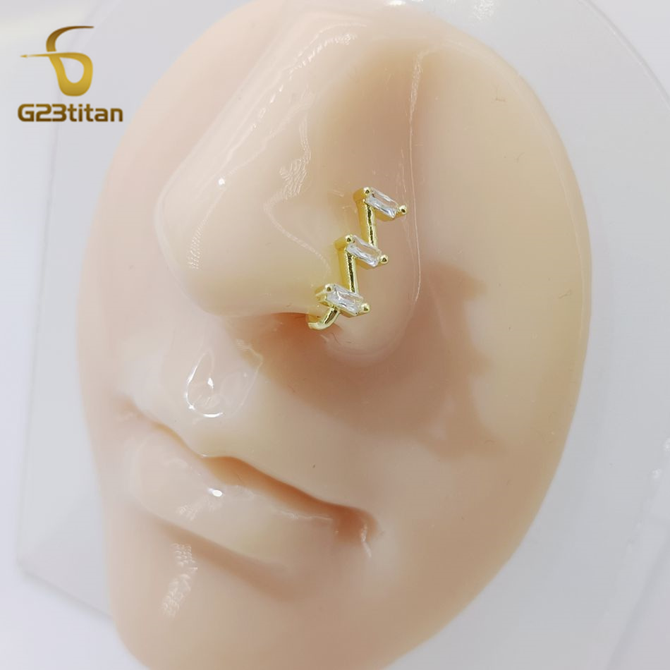 Anel Piercing Nariz Falso para - Body Jewelry Cartilage Earrings avaliação e preço