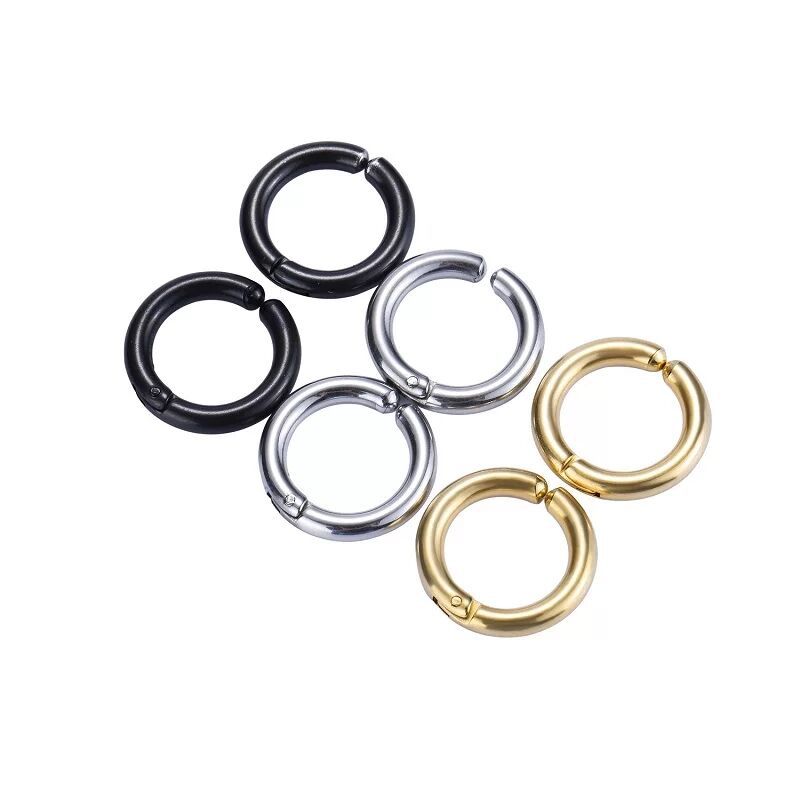 2/6 peças brincos de argola fa - Body Jewelry Cartilage Earrings avaliação e preço