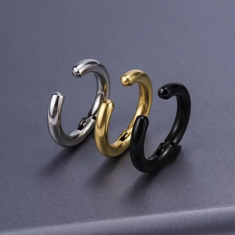 2/6 peças brincos de argola fa - Body Jewelry Cartilage Earrings avaliação e preço