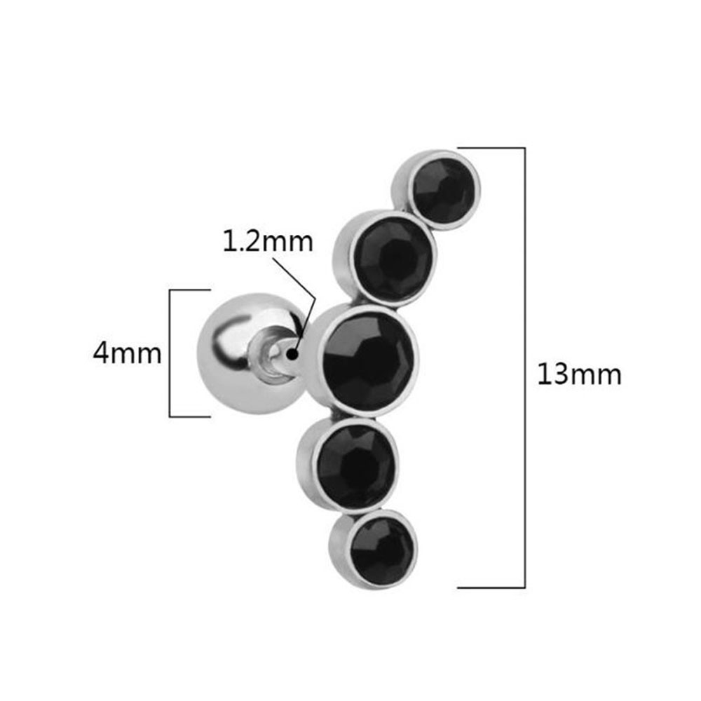 1 Peça Brinco de Barra de Aço  - Body Jewelry Cartilage Earrings avaliação e preço