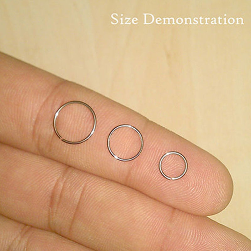 925 anel de prata anel de lábi - Body Jewelry Cartilage Earrings avaliação e preço