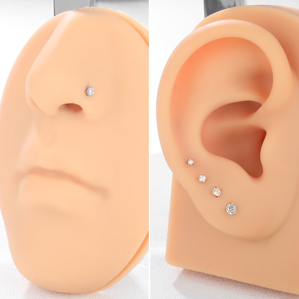 1/5 peças Piercing de Titânio  - Body Jewelry Implant Grade avaliação e preço