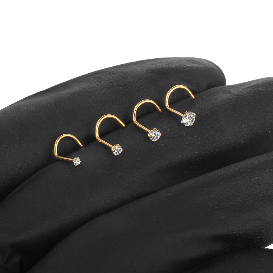 1/5 peças Piercing de Titânio  - Body Jewelry Implant Grade avaliação e preço