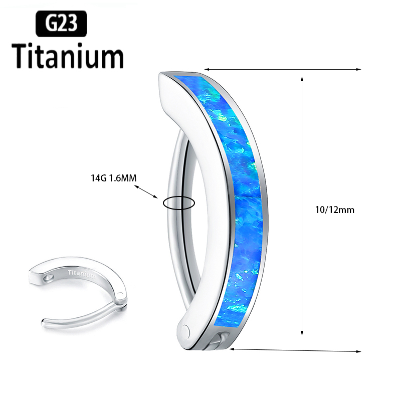 1 peça 14g implante grau g23 t - Body Jewelry Implant Grade avaliação e preço