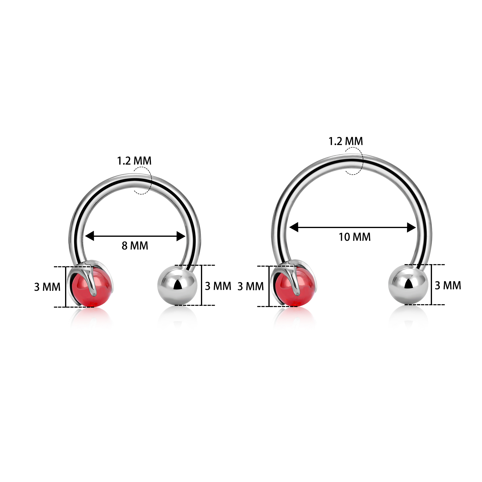 Anel de Nariz Circular de Titâ - Body Jewelry Implant Grade avaliação e preço