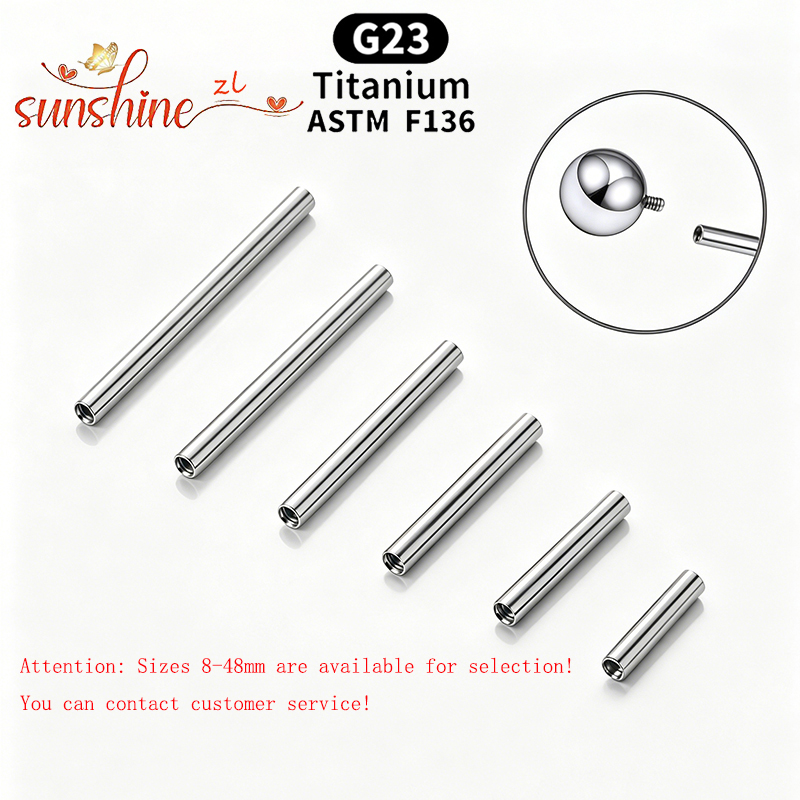 Barra de Titânio Grau Implante - Body Jewelry Implant Grade avaliação e preço