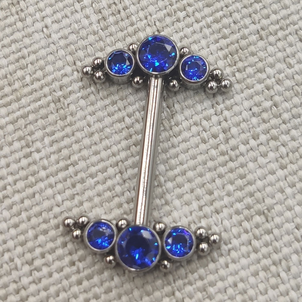 Anel de jateamento de mamilo d - Body Jewelry Implant Grade avaliação e preço